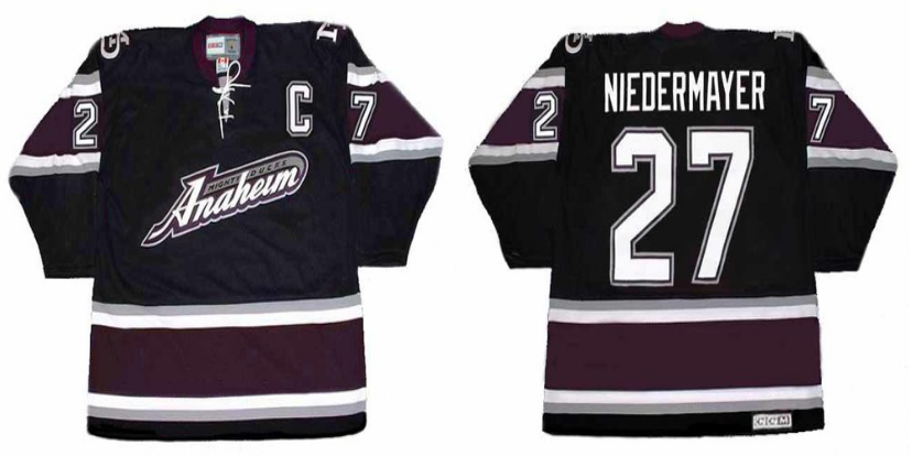 2019 Men Anaheim Ducks #27 Niedermayer black CCM NHL jerseys->anaheim ducks->NHL Jersey